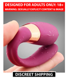 Rechargeable Waterproof Couple Massage VIbrator for Clitoral G-Spot Stimulation
