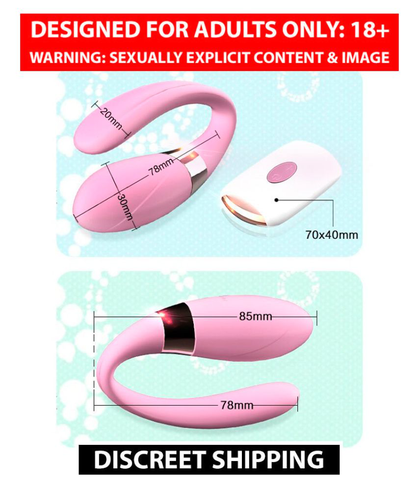 Rechargeable Waterproof Couple Massage VIbrator for Clitoral G-Spot Stimulation