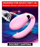 Rechargeable Waterproof Couple Massage VIbrator for Clitoral G-Spot Stimulation
