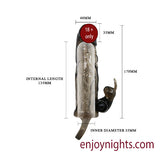 6 INCH BRAVEMAN REUSABLE CONDOM SLEEVE