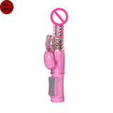RABBIT VIBRATOR with multi mode round vibration and massager for relaxing pack of 1 ps with pink colour.