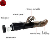 RABBIT VIBRATOR DARK BLACK COLOUR FOR G SPOT CLITORIS FEMALE BODY MASSAGER.