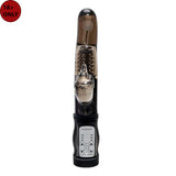 RABBIT VIBRATOR DARK BLACK COLOUR FOR G SPOT CLITORIS FEMALE BODY MASSAGER.