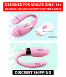 Rechargeable Waterproof Couple Massage VIbrator for Clitoral G-Spot Stimulation