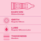 Durex Extra Ribbed Condoms for Men - 10 Count |Ribbed and Dotted for Extra Stimulation|Suitable for use with lubes & toys.